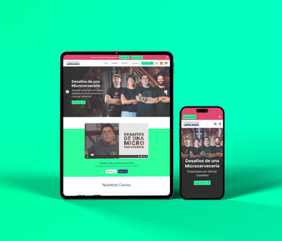 Web Design for Webinars Lupulados - Création de site internet