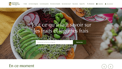 Refonte du site Les Fruits et Légumes Frais - Image de marque & branding