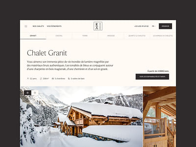 Les Rives d'Argentière - Création de site internet