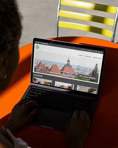 BOKU: 30 ECTS credits for web redesign - Website Creation