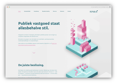 Herpositionering Republiq - Website Creatie