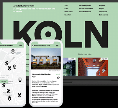 Moderne Architektur in Köln - Mobile App