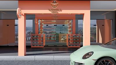 Luxury 3D Design for a Modern Cosmetics Shop - Design & graphisme