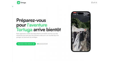 Mobile app for mountain sports community - Application web