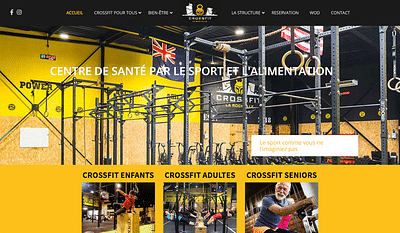 Crossfit La Rochelle - Webseitengestaltung