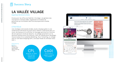 La Vallée Village # Programmatique Drive Store - Onlinewerbung