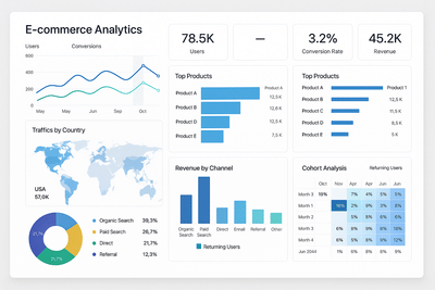 Implementación de sistema de analítica web - Web analytics / Big data
