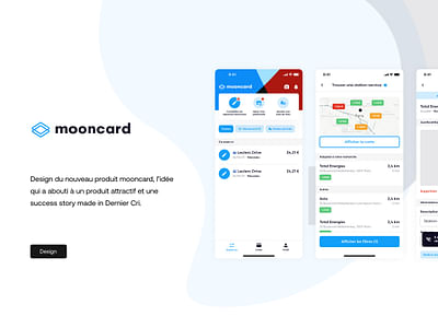 Mooncard : Développement outils métier - Applicazione web