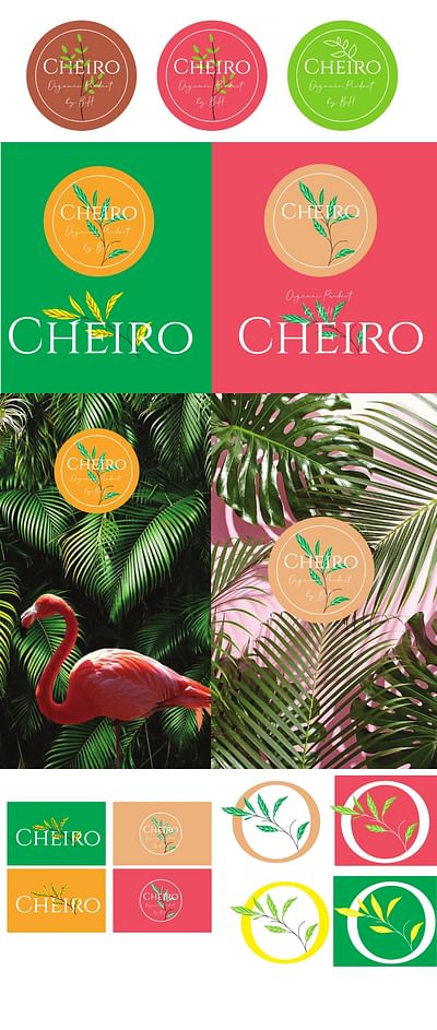 Branding for cosmetics company Cheiro - Grafikdesign