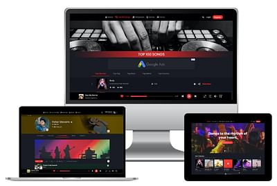 Music Streaming Website (Deaf2Radio) - Creazione di siti web