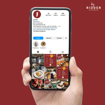 Jacobin Brugge - Sociale media - Branding & Positionering