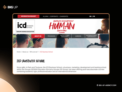 SEO - ICD Business School - Référencement naturel