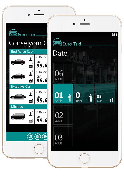 Taxi App - Mobile App
