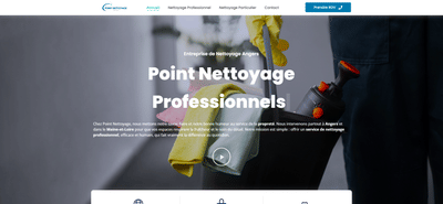 Création du site Point Nettoyage - SEO