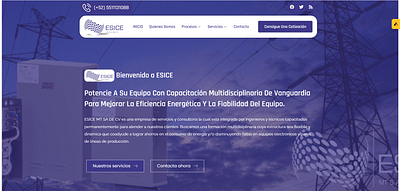 ESICE MT SA DE CV - Website Creation