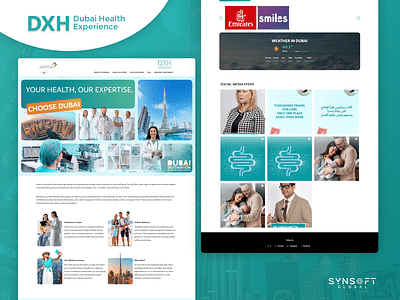 Dubai Health Tourism Website - Application web