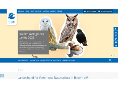 Website-Relaunch für einen Naturschutz-Verband - Webseitengestaltung