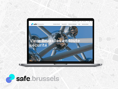 Safe.brussels : site web et intranet - Graphic Design