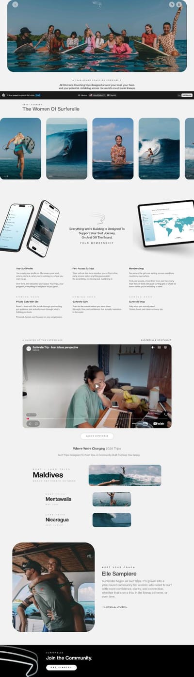 Surferelle – Shopify Store Design & Development - SEO