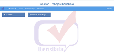 Aplicación web gestión de trabajos. - Webanwendung