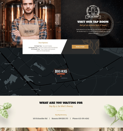 Big Rig Brewery UX Design & E-commerce - E-commerce