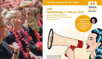 Kampagne „Sprich mit mir. Über Krebs.“ KG NRW - Werbung