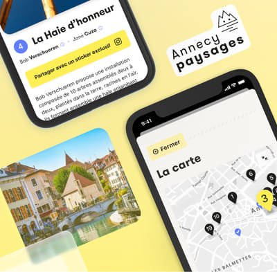 Application Annecy paysages - Application mobile