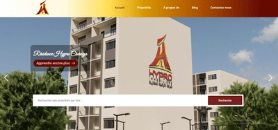Website Development for HYPRO Immobilière - Création de site internet