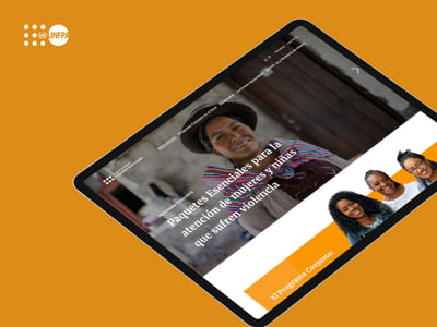 Plataforma del Programa Conjunto de la ONU - Ergonomia (UX/UI)