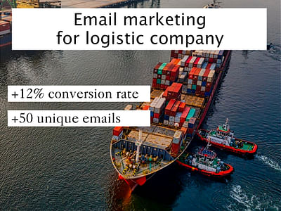Email marketing for logistic company - Email Marketing