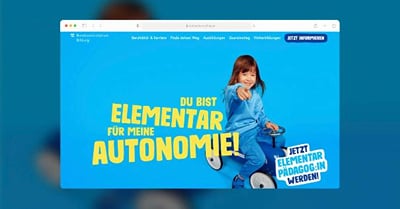 elementarwichtig: Web-Konzept für das Bundesministerium - Creación de Sitios Web