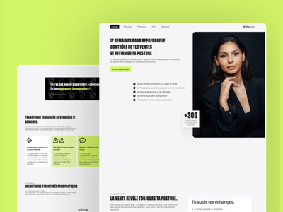 Création Landing page : SforSales - Création de site internet