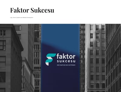 Faktor Sukcesu - Website Creatie