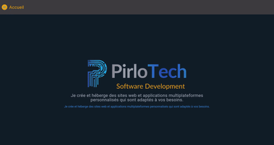 www.pirlotech.be - Développement de Logiciel