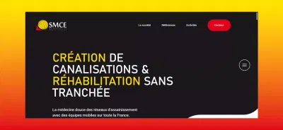 Website for construction of pipes - Webseitengestaltung
