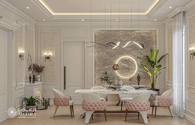 Emirates Hills New Classic Villa Interior Project - 3D