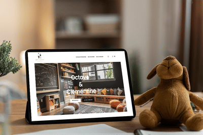SITE WEB - OCTAVE ET CLEMENTINE - Website Creatie
