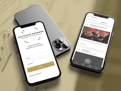 App zur Konzertplanung und -organisation - Mobile App