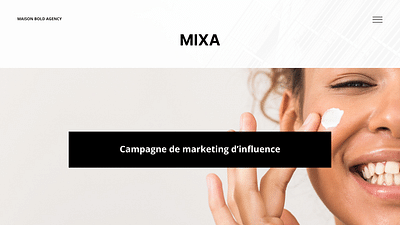 MIXA X MAISON BOLD AGENCY - Influencer Marketing