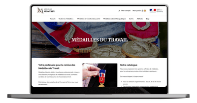 Médailles MONTRIN - E-commerce