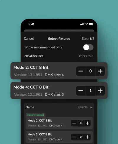 On-Set Lighting Control - Slyyd - Product Management