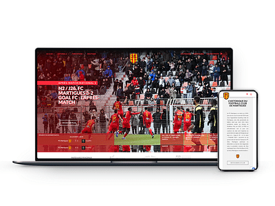 FC MARTIGUES - Website Creation