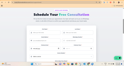 Travel Agency And Consultancy - Développement de Logiciel