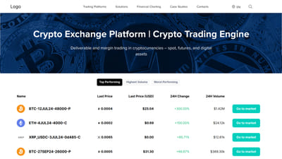 Crypto Exchange - Blockchain Development