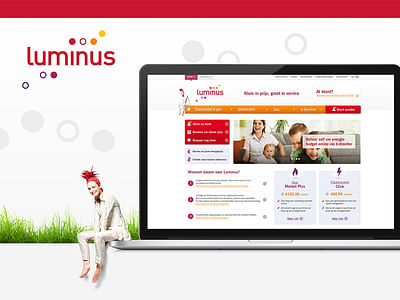 Luminus: Responsive site - Website Creatie