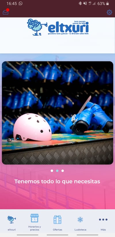 Creación App Apple iOS y Android - Palacio Hielo - Advertising