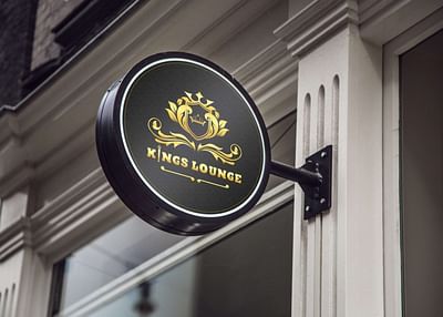 Logo Design for Kings Lounge Durbarmarg - Image de marque & branding
