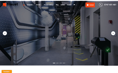 Traust – construction & installations website (managed hosting) - Consultoria Cloud