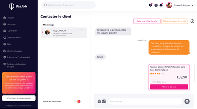 Bazjob - Création de site internet