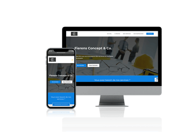 Website Fierens Concept & Co. - Création de site internet